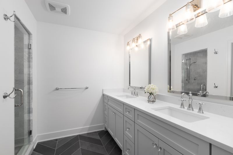 Floating Vanity and Double Sinks